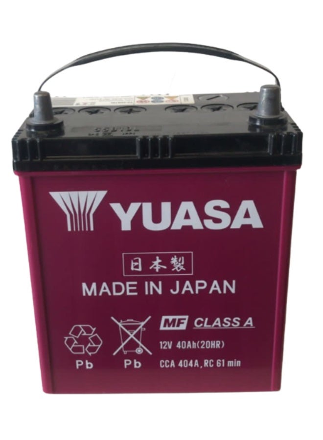 Yuasa Y5-55B19L Compatible with Models: (CITROEN DAIHATSU Mira) (FORD Spectron XLT) (HONDA City, CRV / HR-V) (HONDA Jazz) (HYUNDAI Atos, I10) (ISUZU Swift) (MAZDA Familia 323) (MITSUBISHI Airtrek 4WD, Evolution, Mirage) (NAZA Suria / Picanto EX, Sutera) (NISSAN Almera, Fairlady, Grand Livina, Latio, Livina, Livinia X-Gear) (PERODUA Alza, Axia, Bezza, Kancil, Kelisa, Kembara, Kenari, Myvi, Nautical, Rusa, Viva) (PROTON Juara) (SUZUKI Liana, Swift, SX 4) (TOYOTA Avanza, Caldina, Celica, Corolla Seg, CTH200, Estima 2.4, Max -250G,  Prius, Prius C, Rush, Vios, Wish) - Image 1