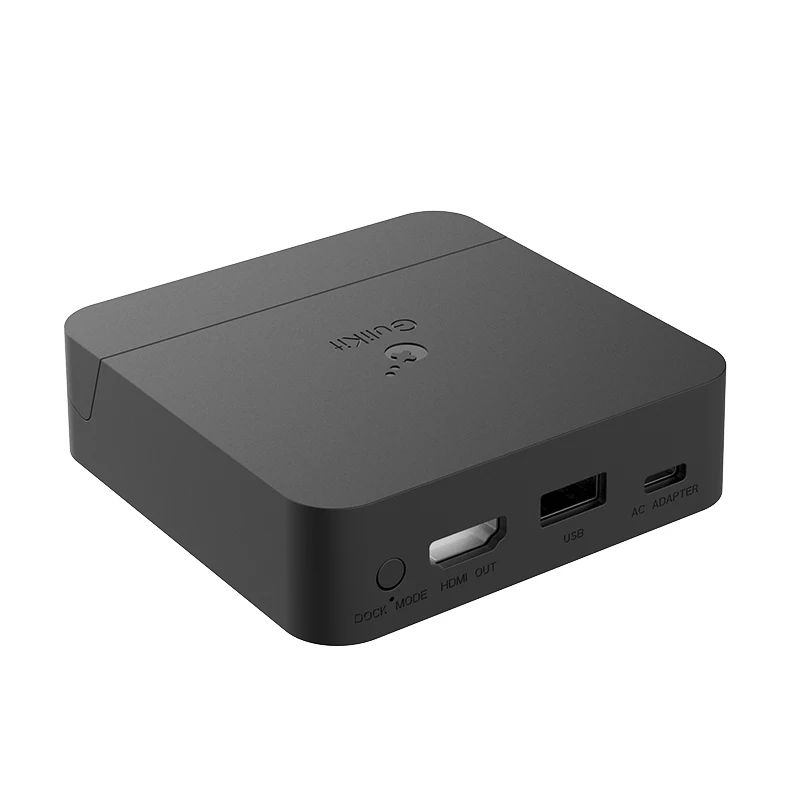 GuliKit Ns05 Portable Docking Station for Nintendo Switch Oled with USB Charging Adapter, Black - Image 5