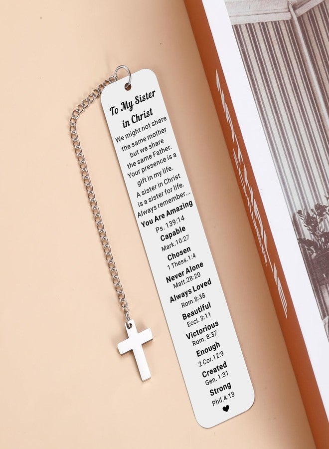 KINMES Secret Sister Gifts for Women Christian, Sister in Christ Gifts for Women, Christmas Gifts for Sister in Christ, Birthday Baptism Confirmation Gifts for Teen Girls Sisters, Stocking Stuffers for Women - Image 2