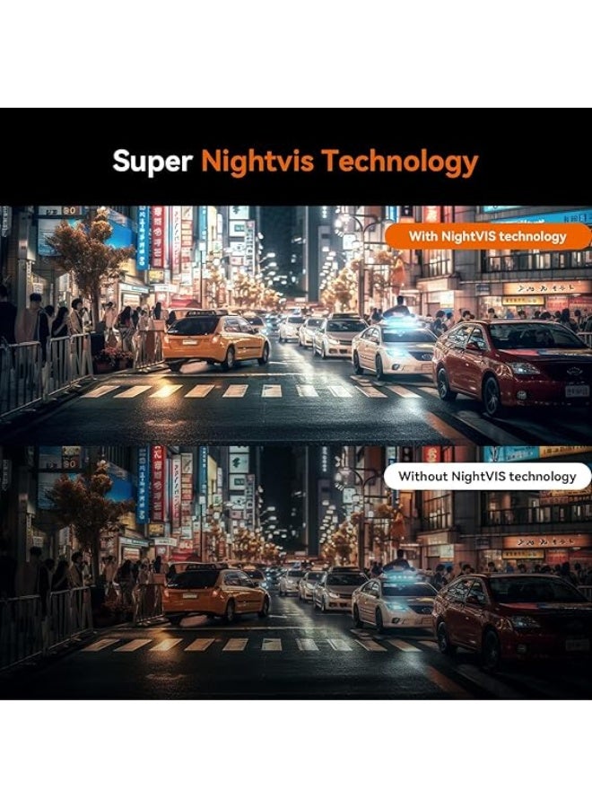 DDPAI Dash Cam for Cars, 1296P + 1080P Front and Rear Dashcam Car - Image 3