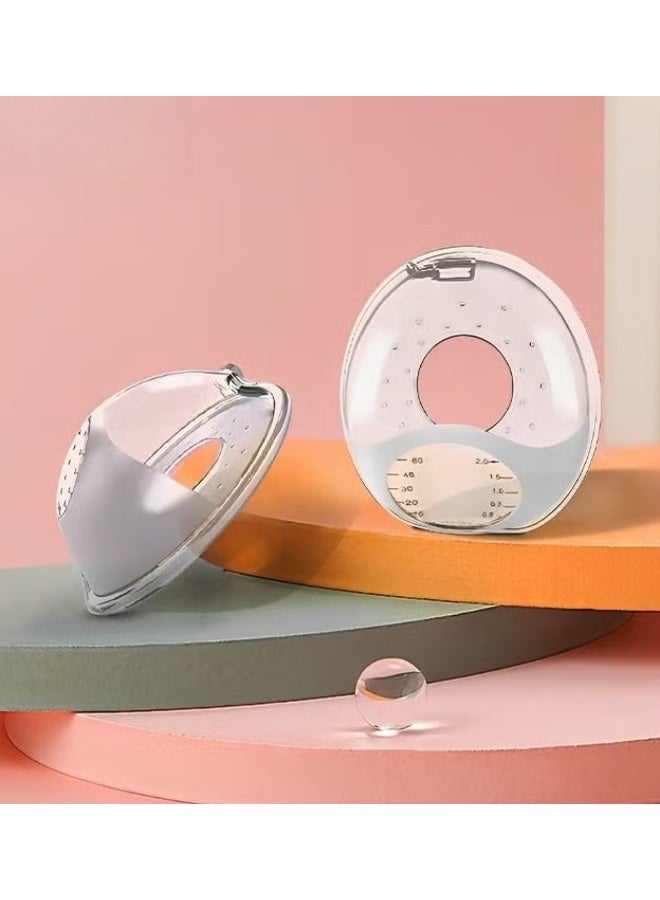 HOOKOR New Model Silicone Breast Shell & Milk Collection Catcher for Breastfeeding Relief (2 in 1) Protect Cracked, Sore, Engorged Nipples While Nursing or Pumping During The Day - Image 1