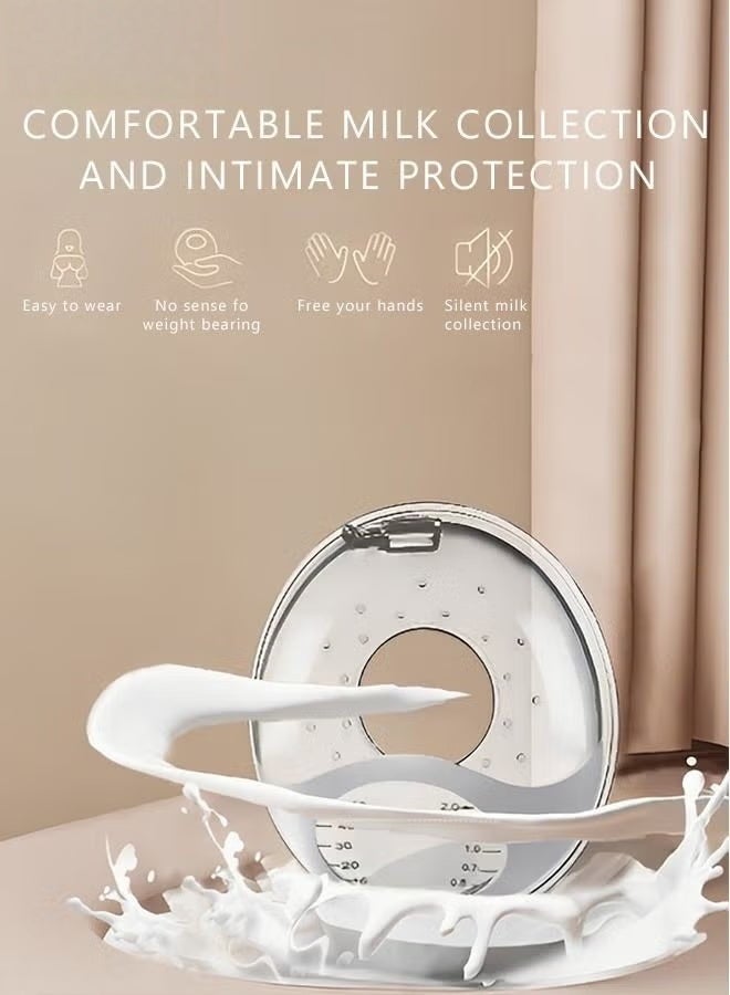 HOOKOR New Model Silicone Breast Shell & Milk Collection Catcher for Breastfeeding Relief (2 in 1) Protect Cracked, Sore, Engorged Nipples While Nursing or Pumping During The Day - Image 2