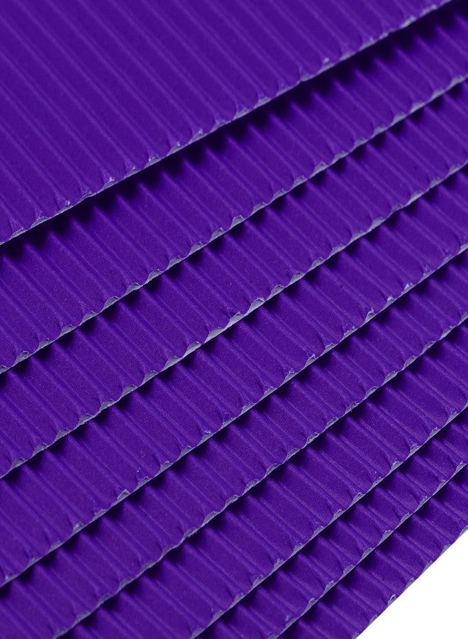 MECCANIXITY Corrugated Paper Sheets 25pcs 11.8-inch x 7.87-inch Purple Cardboard for DIY Craft - Image 4