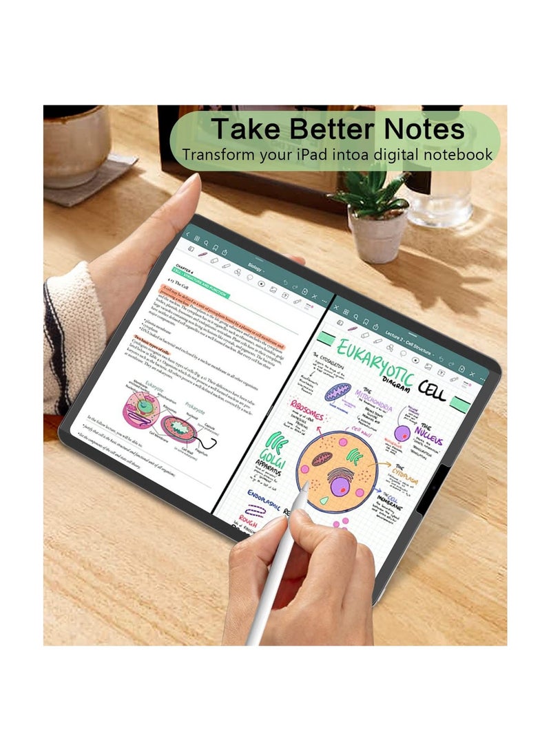 SYOSI Like Paper Screen Protector for iPad Pro 12.9 Inch (2022/ 2021/ 2020/ 2018), Magnetic Removable Screen Protector for iPad Pro 12.9 6th/5th/4th/3rd Generation Matte Film Anti Glare for Drawing Reusable - Image 4