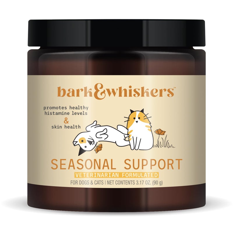 Dr. Mercola Bark & Whiskers Seasonal Support, 3.17 Oz. (90 g), 90 Scoops, Antioxidant and Immune Support, Veterinarian Formulated, Non-GMO, Dr. Mercola - Image 1