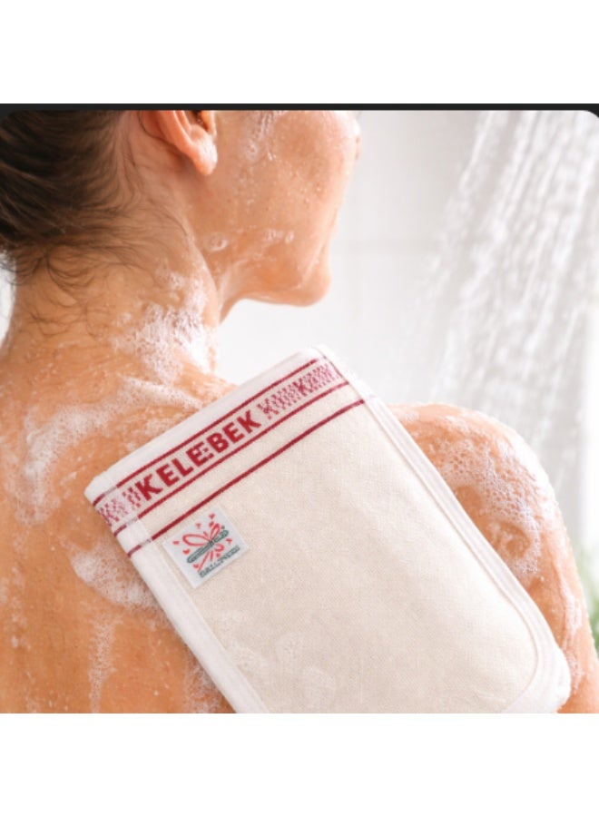 general Kalabek Turkish Kesse Exfoliating Glove – 1 PCS | Deep Exfoliation Hammam Scrub Mitt for Dead Skin Removal | Spa & Bath Body Scrubber - Image 2