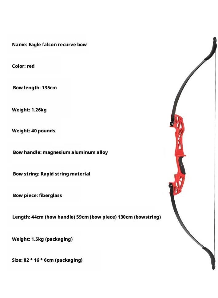 Gasin Adult Recurve Bow Archery Training Set with Complete Accessories & Free Pack of Arrow Fletchings - Image 3