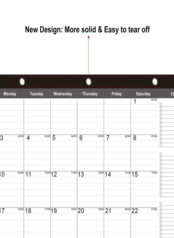 TOWWI 2025-2026 Desk Calendar, 17"x12" Desktop Monthly Calenda for Home, Office, Family with To-do List, Ruled Blocks, Corner Protectors - Image 2