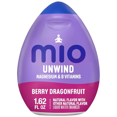 mio Unwind Berry Dragonfruit Liquid Water Enhancer with Magnesium & B Vitamins, 1.62 fl oz Bottle - Image 1