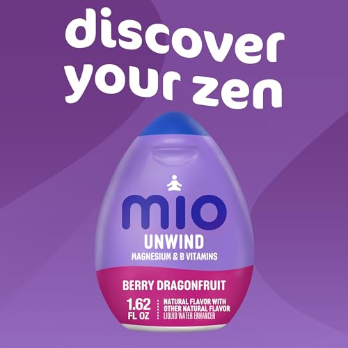 mio Unwind Berry Dragonfruit Liquid Water Enhancer with Magnesium & B Vitamins, 1.62 fl oz Bottle - Image 5