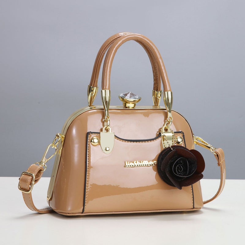 2026 New Glossy Shell Bag Women'S Handbag Korean Style Fashionable Versatile Shoulder Crossbody Commuter Bag For Women - Image 4