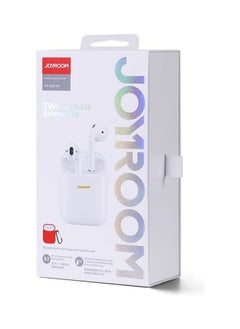 Joyroom JR-T03S TWS Semi-In-Ear Wireless Earphones with Power Box, Standard Edition White