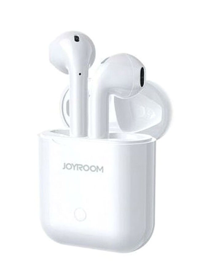 Generic - Joyroom JR-T03S TWS Semi-In-Ear Wireless Earphones with Power Box, Standard Edition White - Image 1