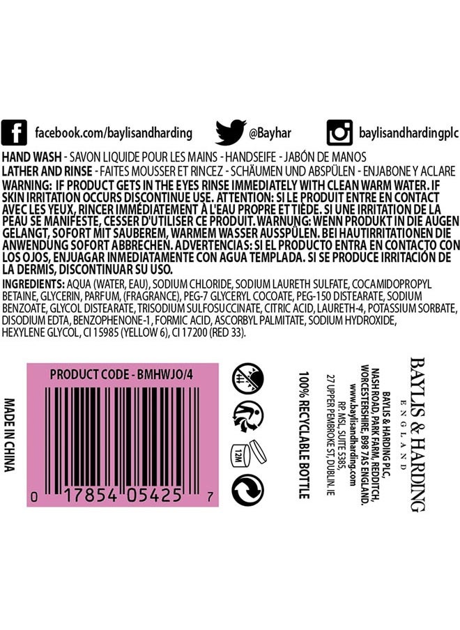Baylis & Harding Baylis and Harding Jojoba Vanilla and Almond Oil Hand Wash 500 ml  - Image 4