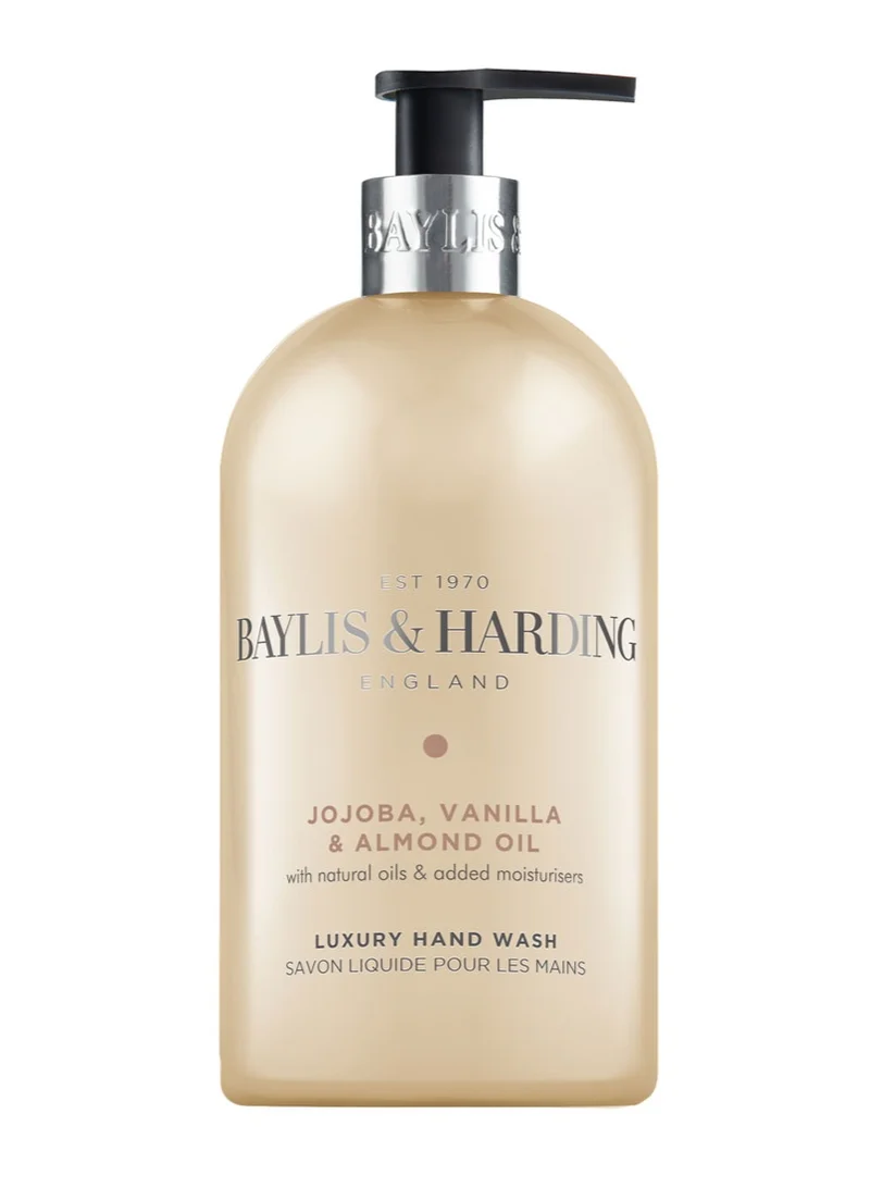 Jojoba, Vanilla and Almond Oil Hand Wash, 500ml | Vegan | Warmth, Comfort and Elegance | Silky Texture | Paraben Free