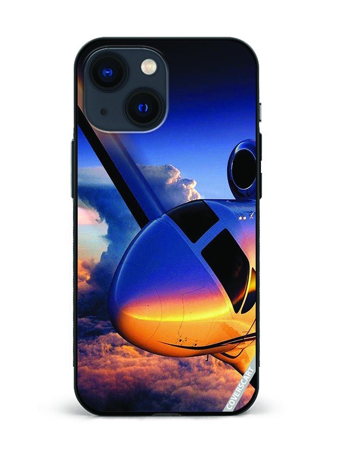 COVERSCART Protective Case Cover For Apple iPhone 13 Mini Aeroplane Wings Design Multicolour