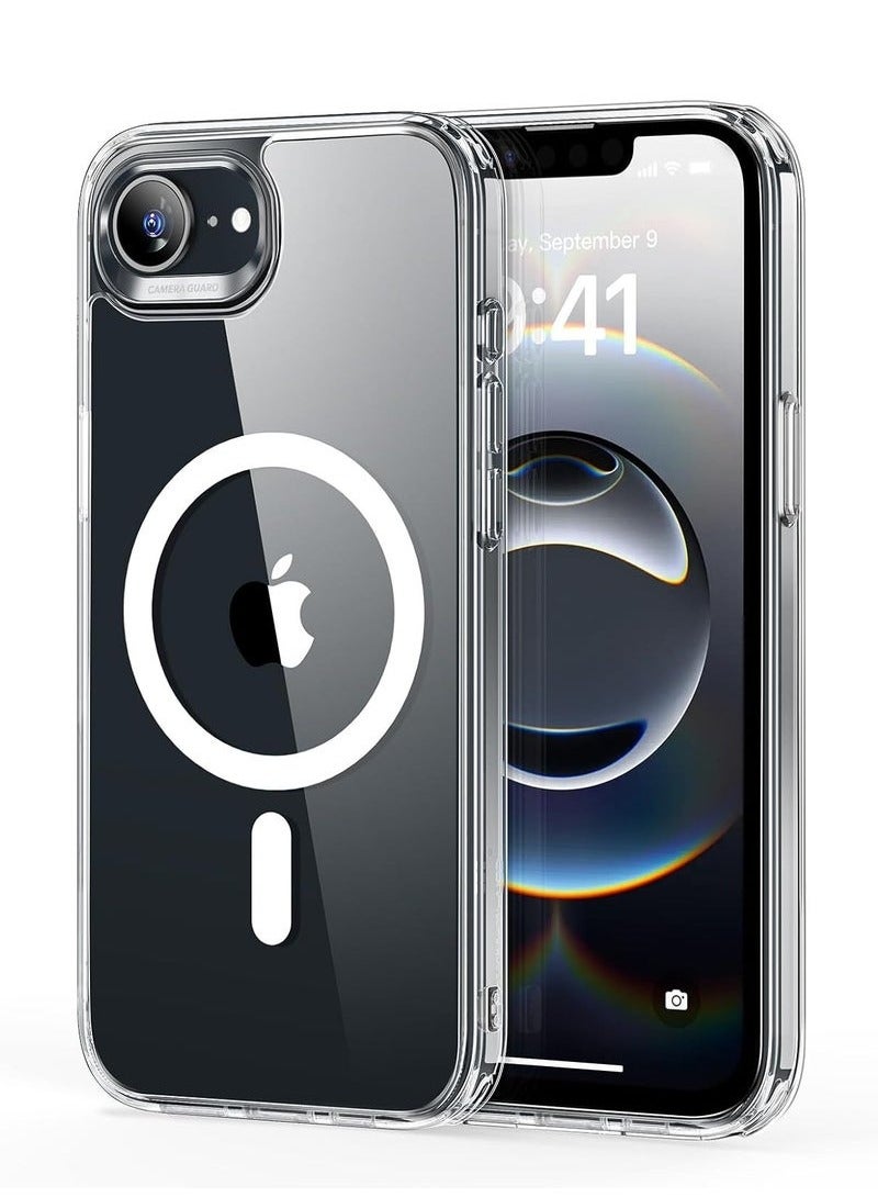 JAJEEK iPhone 16e 6.1-Inch Case Cover | Compatible with Wireless Charging | Shockproof Anti-Scratch Clear Back Cover for iPhone 16e 6.1-Inch | Slim & Durable Protection for Your Phone - Image 1