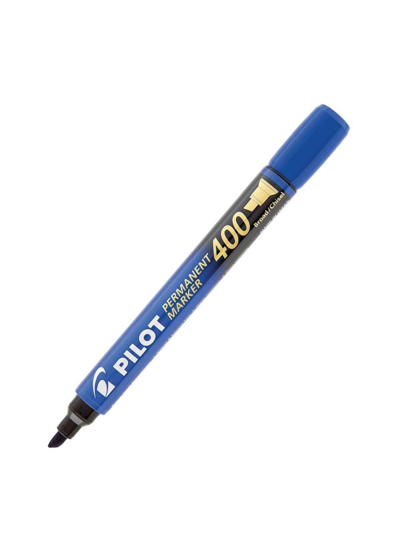 بايلوت قلم ماركر رأس مشطوف ثابت أزرق - Image 1