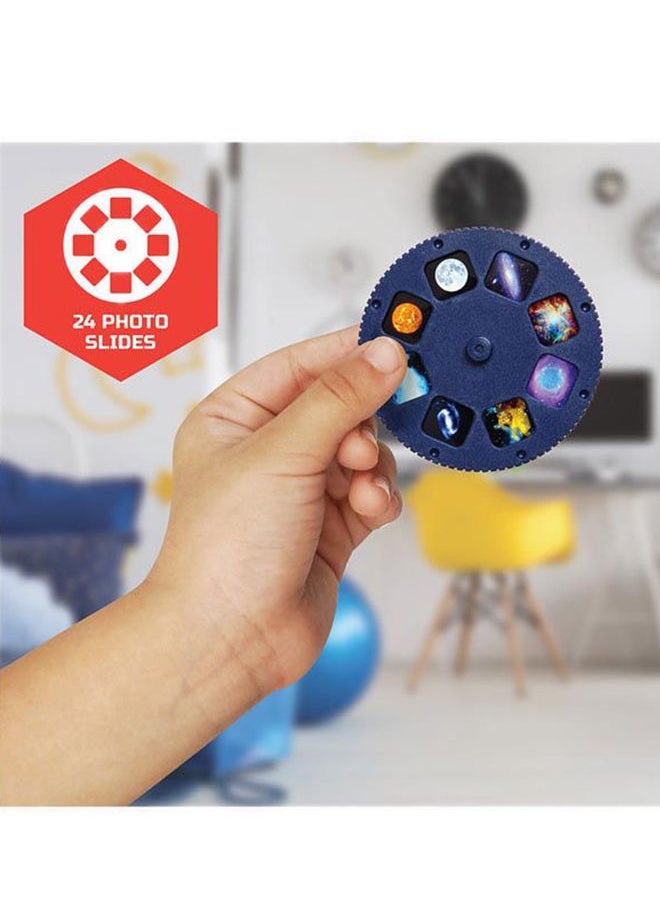 Discovery Mindblown Space Projector - Explore the Solar System with 72 Stunning Slides - Perfect STEM Gift for Kids - Projects Stars, Planets, and Nebulas - Battery Powered with 360° Rotation  - Image 5