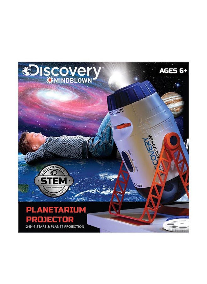 Discovery Mindblown Space Projector - Explore the Solar System with 72 Stunning Slides - Perfect STEM Gift for Kids - Projects Stars, Planets, and Nebulas - Battery Powered with 360° Rotation  - Image 3