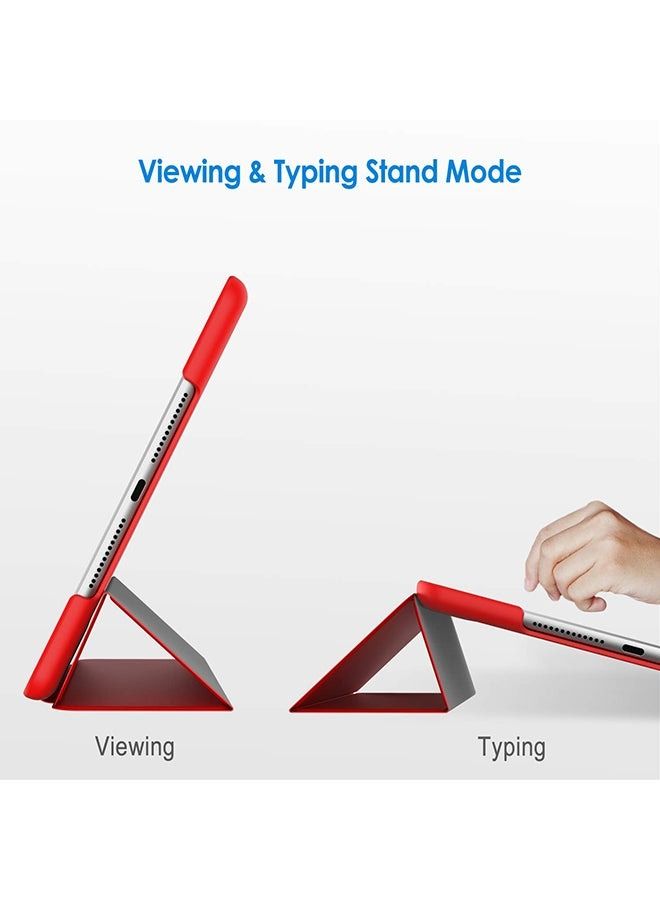 Flip Case Cover For Apple iPad 10.2-Inch(2019) Red - Image 3