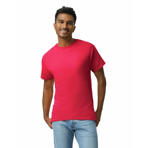 Gildan Adult Ultra Cotton T-Shirt, Style G2000, Multipack, Red (2-Pack), X-Large - Image 2