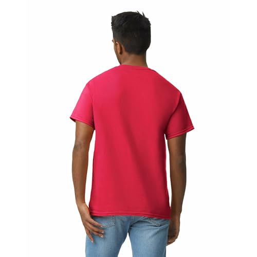 Gildan Adult Ultra Cotton T-Shirt, Style G2000, Multipack, Red (2-Pack), X-Large - Image 3