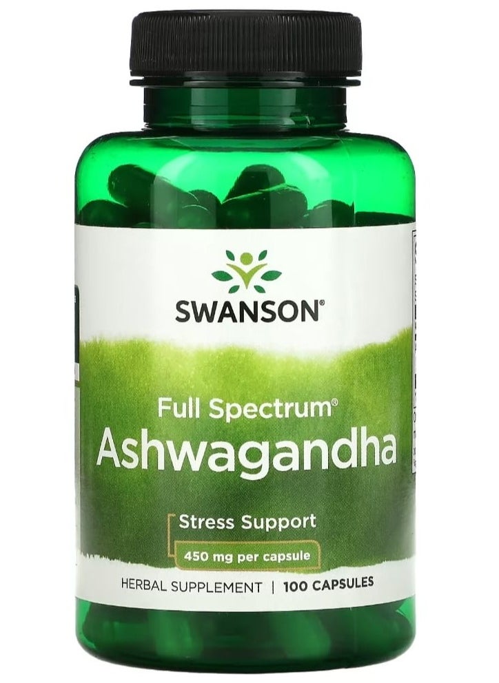SWANSON Ashwagandha 450 mg 100 Capsules 