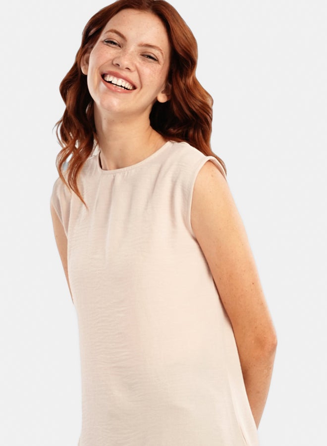 Carina Lightweight Round Neck Blouse - Image 3