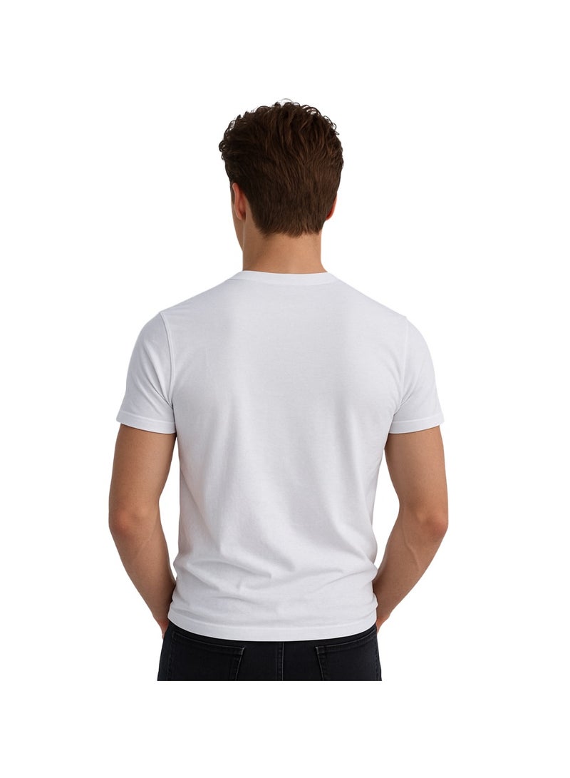 برينت شوب فور مي تي شيرت رجالي برقبة مستديرة للكبار 170 جرامًا في المتر المربع من القطن الخالص الألوان الأساسية - Image 5