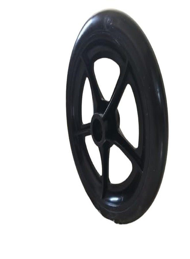 eOnekart 8 Inch Front Caster Solid PU Wheel Replacement for Wheelchair | Without Bearing (Pack of 1) - Image 3