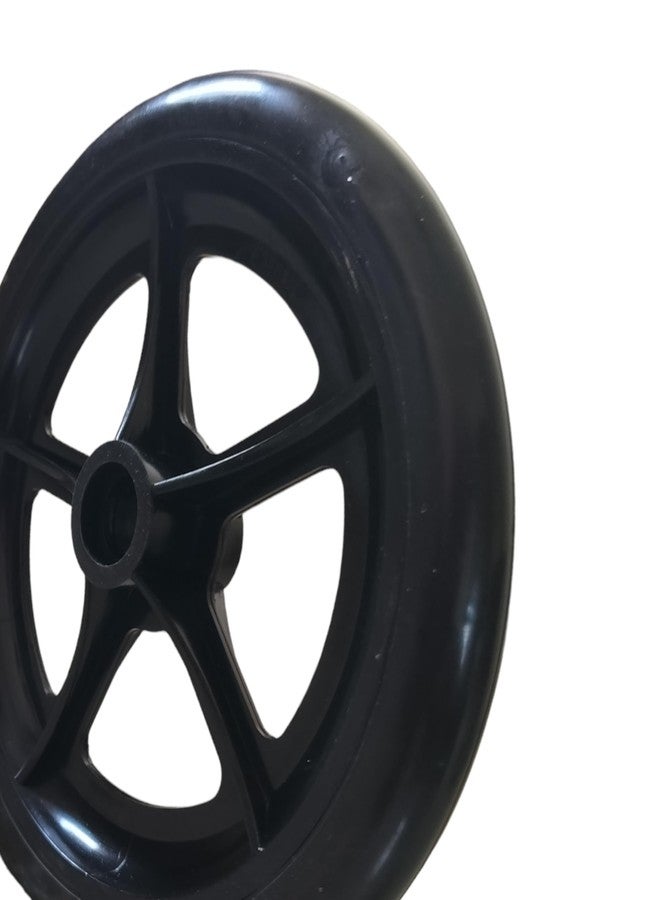 eOnekart 8 Inch Front Caster Solid PU Wheel Replacement for Wheelchair | Without Bearing (Pack of 1) - Image 4