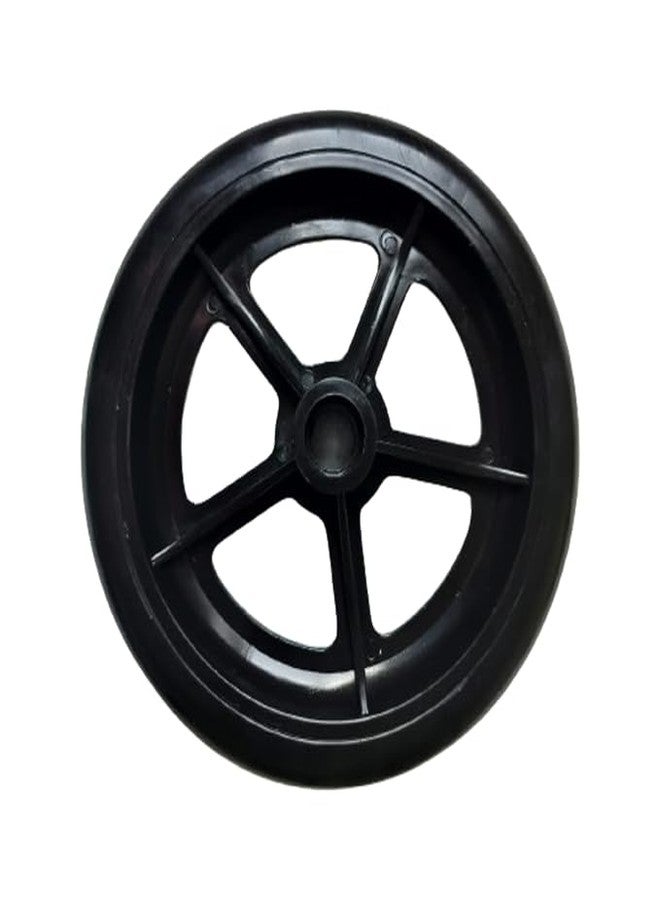 eOnekart 8 Inch Front Caster Solid PU Wheel Replacement for Wheelchair | Without Bearing (Pack of 1) - Image 1