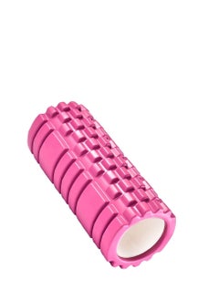 WENBO Yoga Foam Roller Self Massage Exercise, Back, Leg, Body Starching Physical Therapy (33cm L) (Pink)  - Image 1