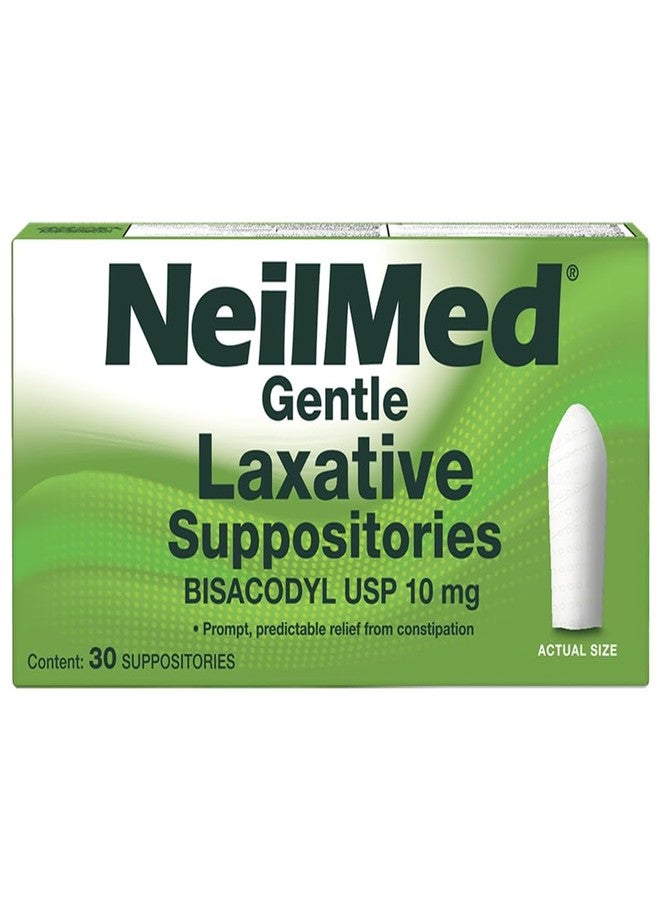 NeilMed Gentle Laxative Suppositories Bisacodyl USP 10mg - Prompt, Predictable Relief from Constipation, Works in 15 Minutes to 1 Hour - 30 Count - Image 4