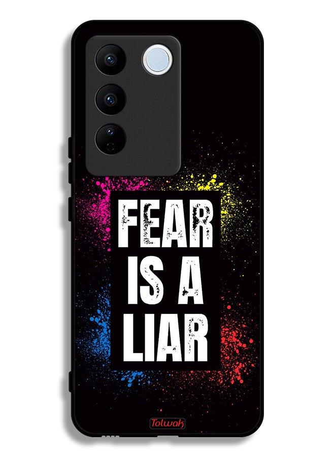Tolwak Vivo S16e Protective Case Cover Fear Is A Liar - Image 1
