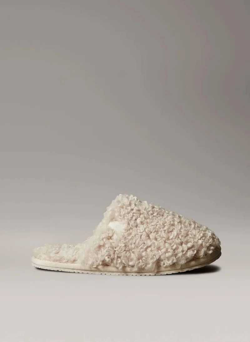 Faux Shearling Sherpa Slippers