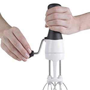 Vidhi Sales Vidhi sales Manual Hand BeaterButter Milk Whisker for Blending Mixing and Whipping White  - Image 2