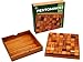 BSIRI Pentominoes Board Logic Puzzle Desk Toys Brain Games Cube Magic Educational Teaser Challenging Gift Intelligence Mind Wooden Strategy Christmas Supplies Box Master Smart Classroom - Image 2
