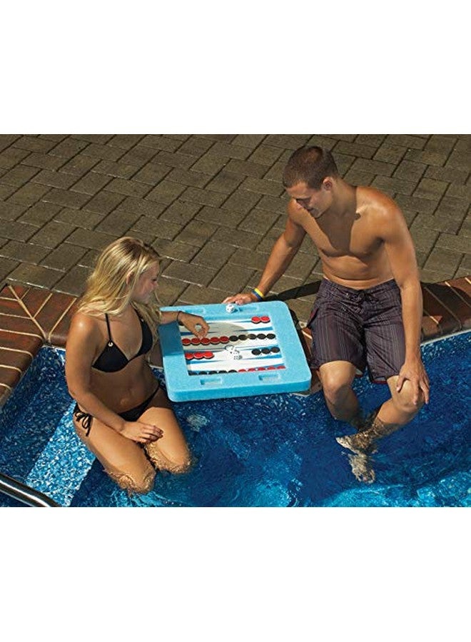 Swimline لوحة ألعاب متعددة عائمة لـ 24 لاعب باللون الأزرق - Image 5