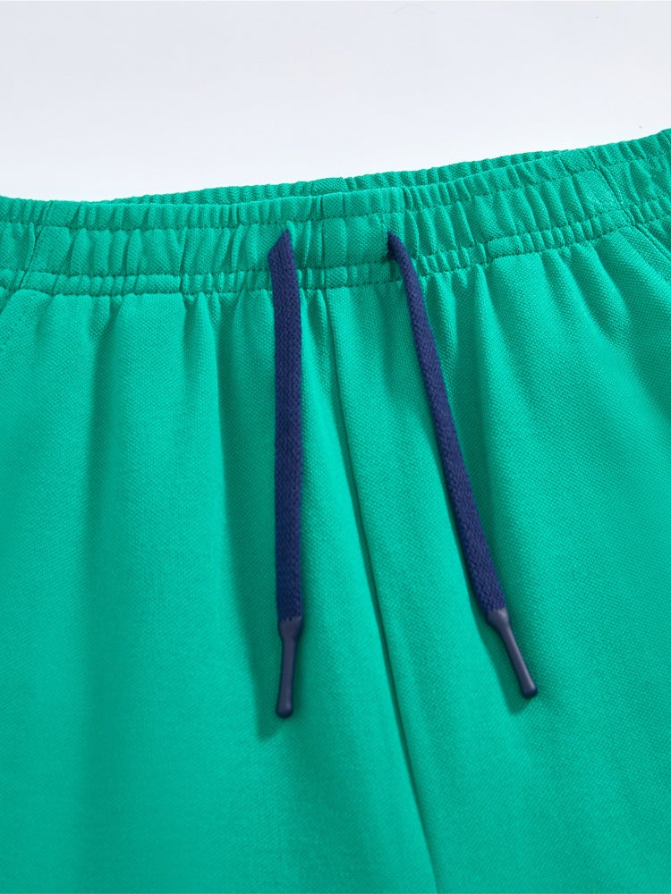 Balabala Boys' Two-Piece Set - T-Shirt And Shorts With Line Details - Image 5