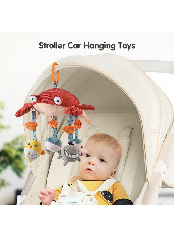 TUMAMA Baby Toys For 0 3 6 9 To 12 Months Activity Plush Animal Stroller And Hanging Toy For Baby Car Seat Crib Travel Sensory Learning Toy - Image 2
