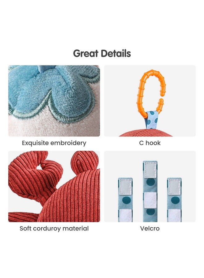 TUMAMA Baby Toys For 0 3 6 9 To 12 Months Activity Plush Animal Stroller And Hanging Toy For Baby Car Seat Crib Travel Sensory Learning Toy - Image 5