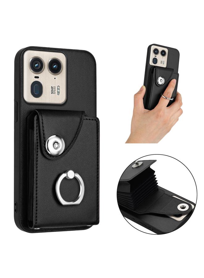 S-TOP Case For Motorola Edge 50 Ultra EU Version Organ Card Bag Ring Holder Phone Case - Image 2