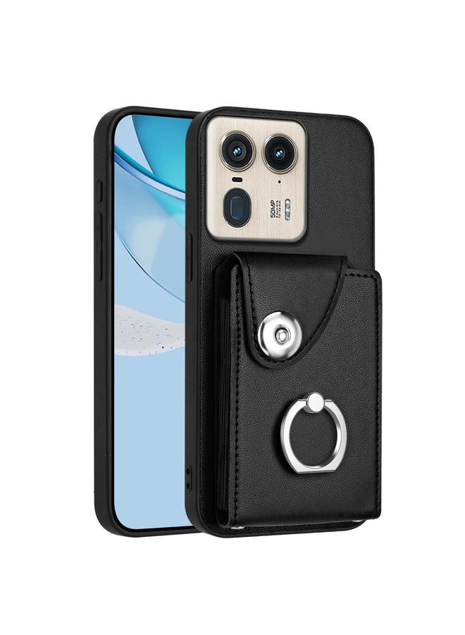 S-TOP Case For Motorola Edge 50 Ultra EU Version Organ Card Bag Ring Holder Phone Case - Image 1