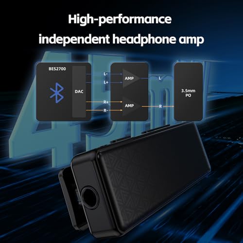 FiiO BTR11 Bluetooth 5.3 Receiver LDAC 3.5mm Wireless Audio Headphone Amplifier Adapter (White) - Image 3