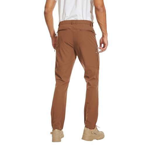 Arunlluta Hiking Pants for Men, Hiking Travel Pants Water-Resistant Mens Work Pants Stretch Quick Dry Lightweight - Image 2