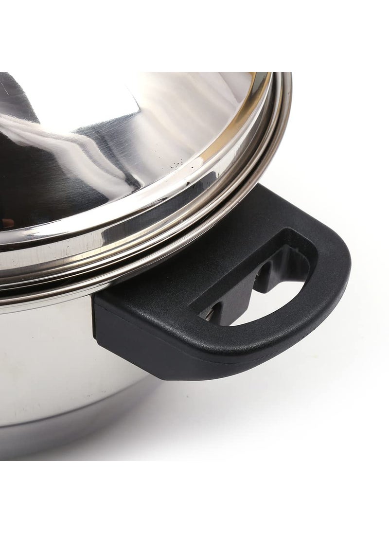 KCL KCL Stainless Steel Sandwich Bottom MultiKadai Idly Steamer 15 Idly 3 Plate  - Image 3