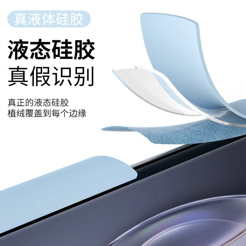 غطاء واقي بسيليكون باللون أبيض مغناطيسي من السيليكون لـ Redmi Note 13 Pro مع حماية من السقوط وتغطية كاملة مع مقاوم للصدمات مع مغناطيس قوي مع مقاوم للخدش للاستخدام الداخلي - Image 4