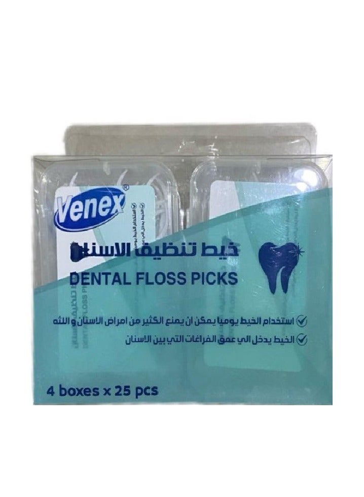 venex Dental Floss Box 4Boxes * 25